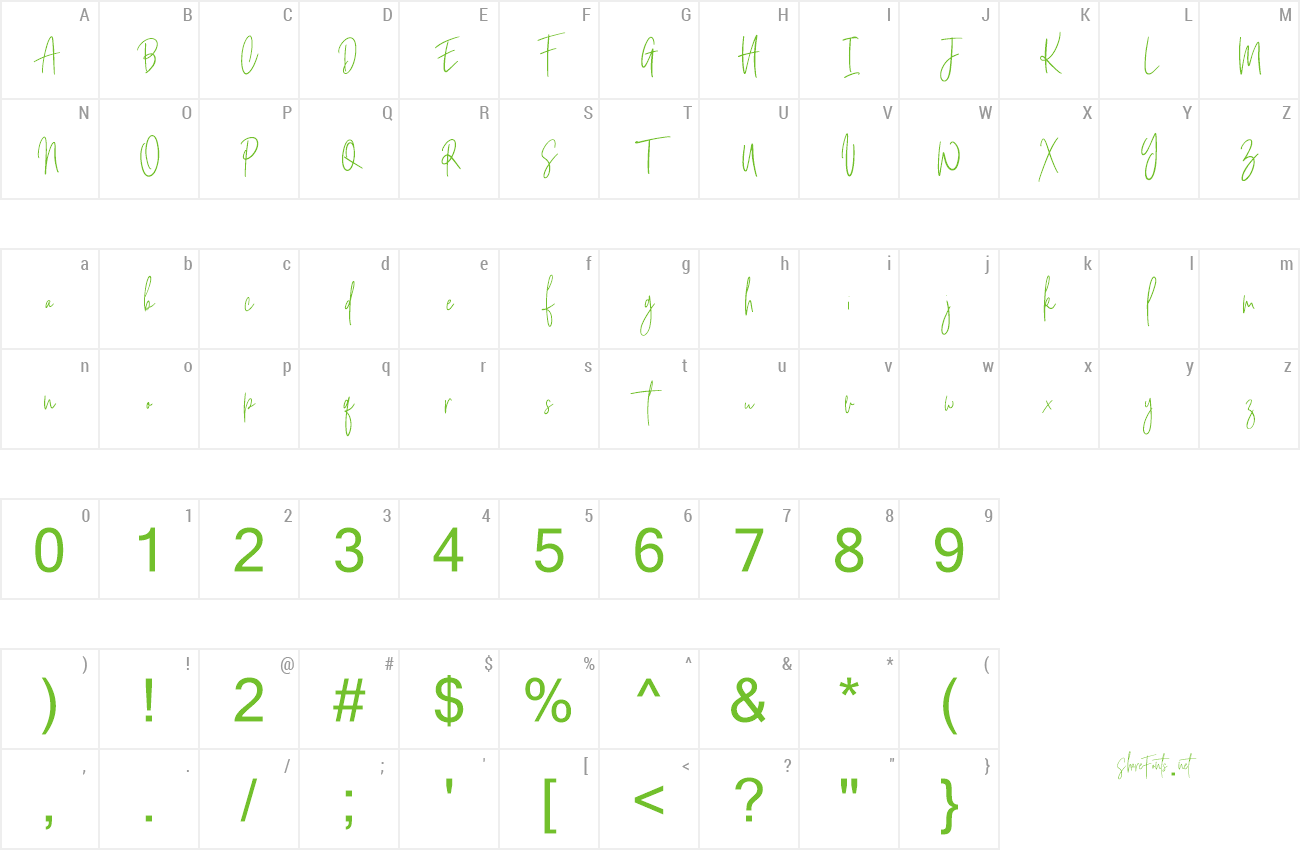 Font Argents preview